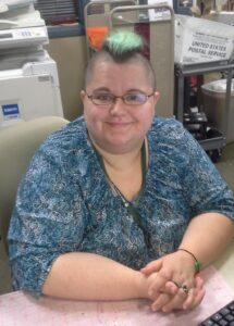 Raye, reference librarian