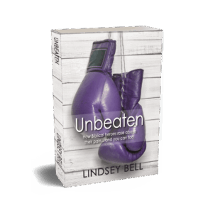 Unbeaten - How biblical characters rose above their pain and you can too - by Lindsey Bell, released by Christian book publisher, CrossRiver Media