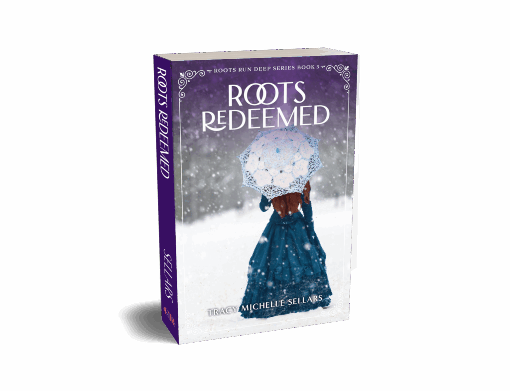 Cover of Roots Redeemed by Tracy Sellars Roots Run Deep book 3 from Christian publisher Crossriver Media