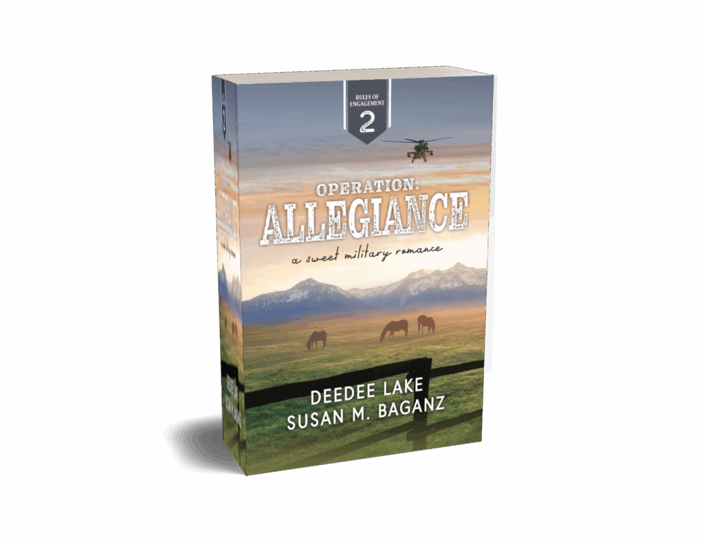 sweet military romance Operation Allegiance by Susan Baganz and DeeDee Lake published by CrossRiver Media